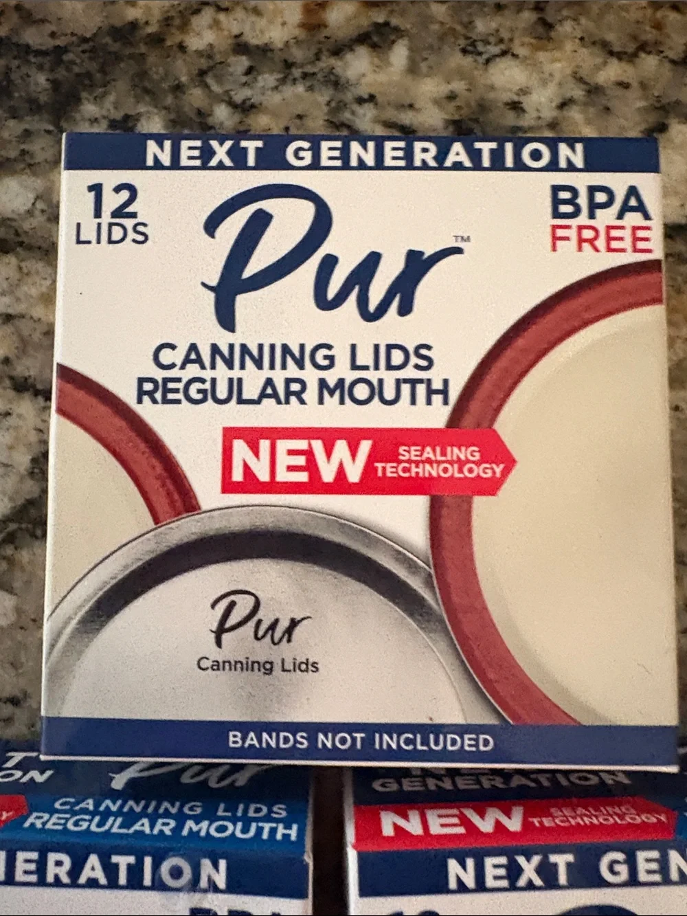 New lot Pur canning lids regular mouth lot/60